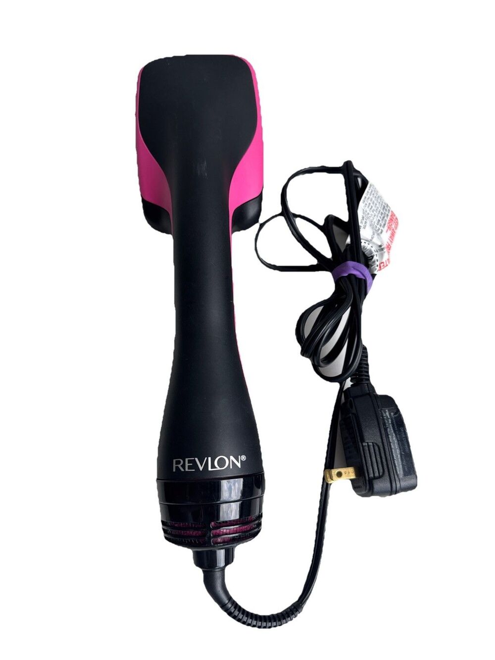 Revlon One-Step Hair Dryer & Volumizer Brush Black Pink Working